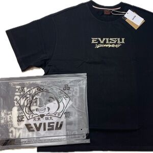 Evisu Black Graphic Tee